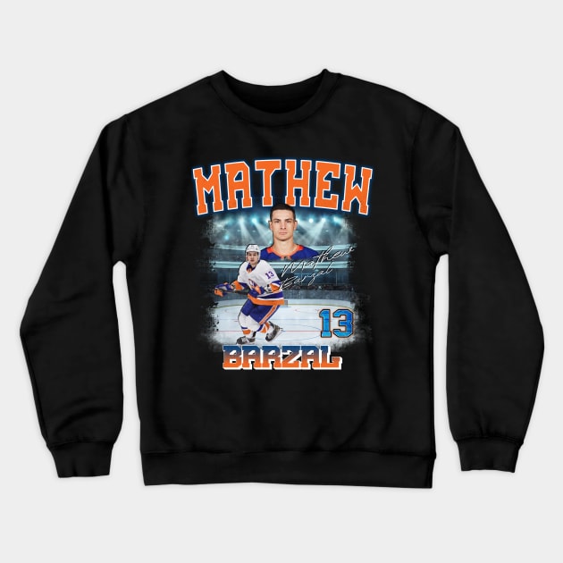 Mathew Barzal Crewneck Sweatshirt by Rakuten Art